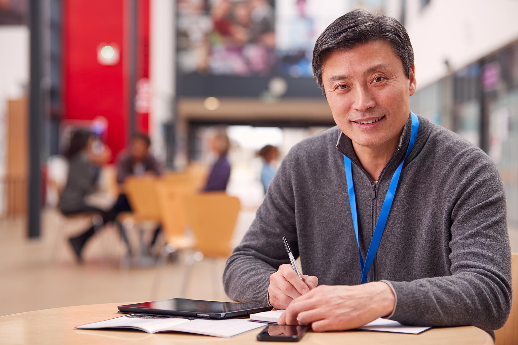 portrait of mature male teacher or student with di 6JKVRJB - Holy Comforter Episcopal Church & School