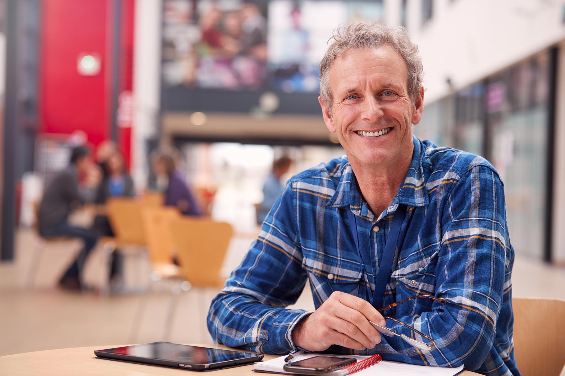 portrait of mature male teacher or student with di WPJ9K3M - Holy Comforter Episcopal Church & School